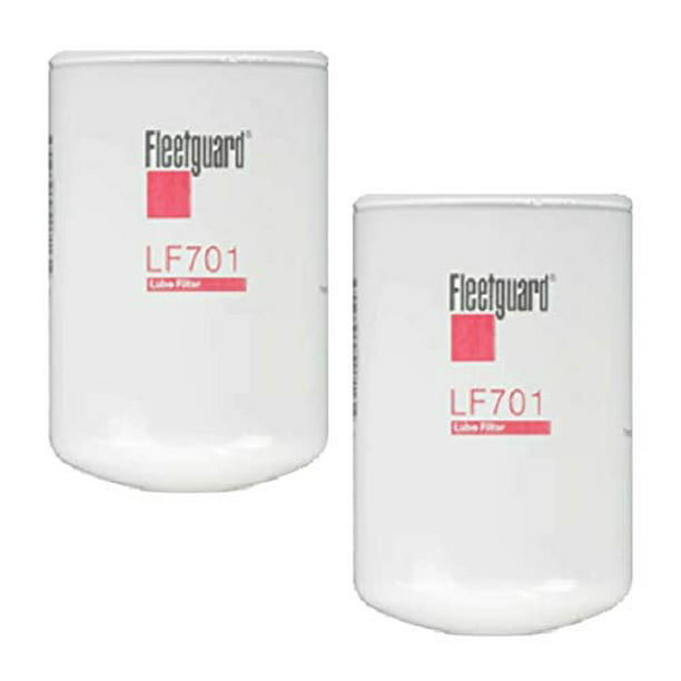 Fleetguard LF701 Oil Filter Cummins Filtration Pack of 2 